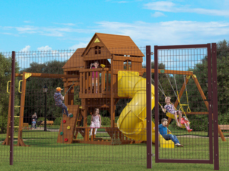 Забор для детской спортивной площадки
