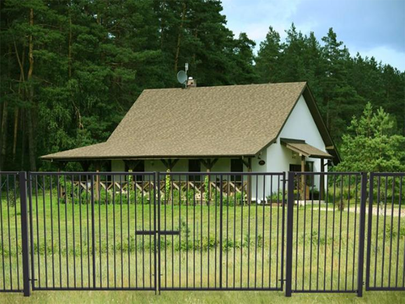 Забор для дачи с воротами и калиткой 14 соток